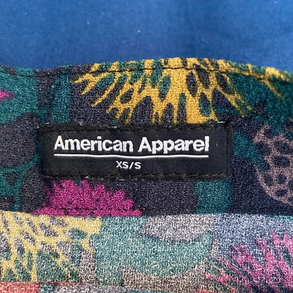 American Apparel Floral Wrap Skirt - Picture 2 of 5